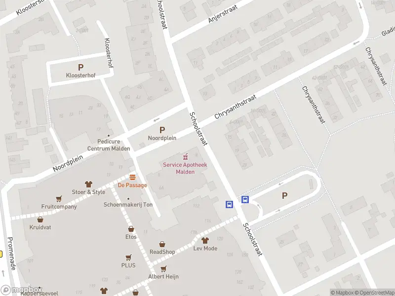 Brandweer met gepaste spoed naar de Schoolstraat in Malden vanwege een liftopsluiting