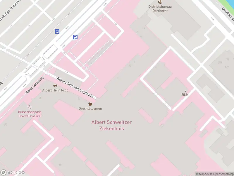 Besteld ambulance vervoer naar de Albert Schweitzerplaats in Dordrecht