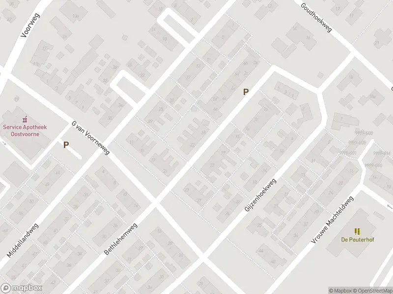 Brandweer met grote spoed naar de G v Voorneweg in Oostvoorne vanwege gebouwbrand