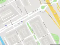 Brandweer met grote spoed naar de Blauwdasstraat in Amsterdam vanwege gebouwbrand