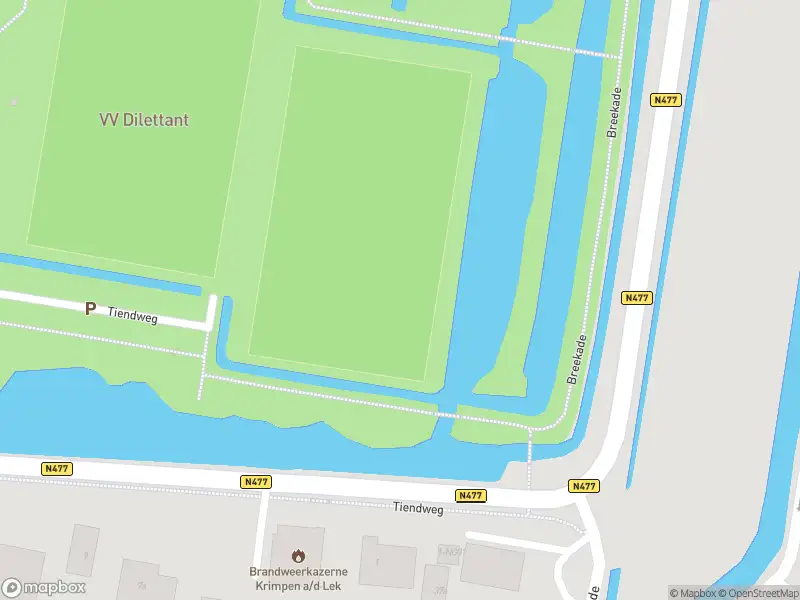 Ambulance met gepaste spoed naar de Breekade in Krimpen aan de Lek