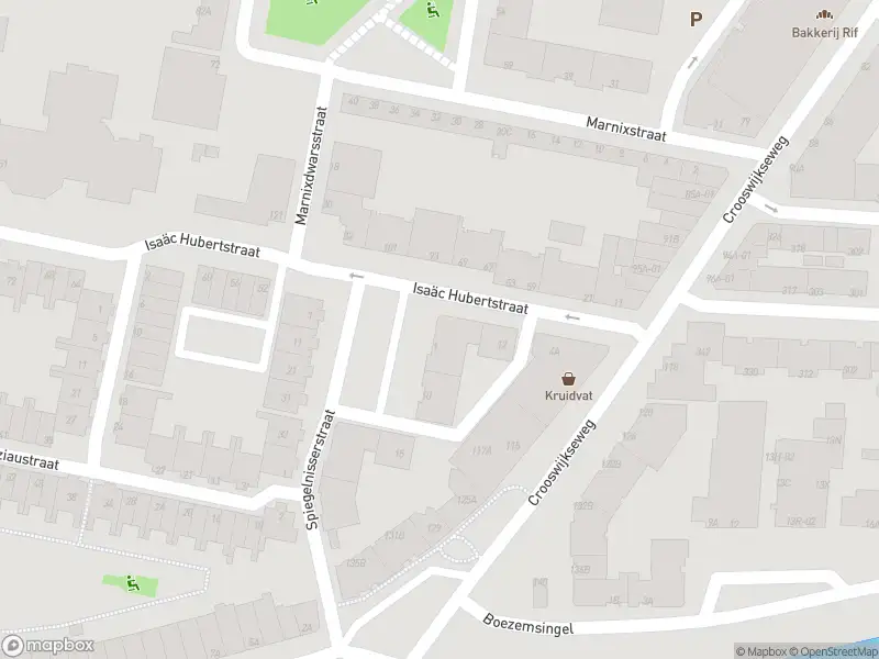 Ambulance met grote spoed naar de Isaäc Hubertstraat in Rotterdam