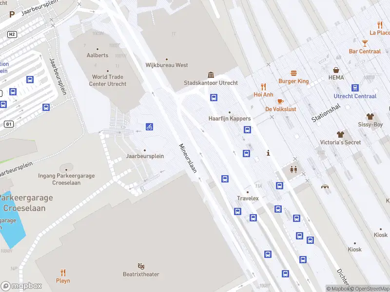 Brandweer met grote spoed naar de Jaarbeursplein in Utrecht