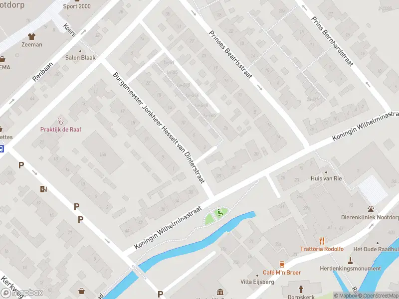 Brandweer met gepaste spoed naar de Burgemeester Jhr. H. van Dinterstraat in Nootdorp vanwege afhijsen patient