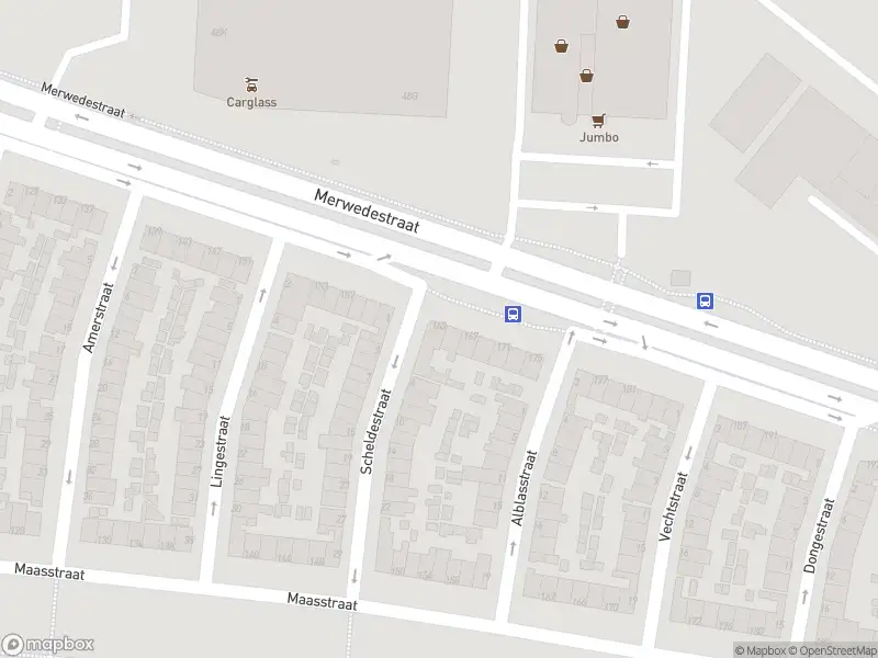 Ambulance met gepaste spoed naar de Merwedestraat in Dordrecht