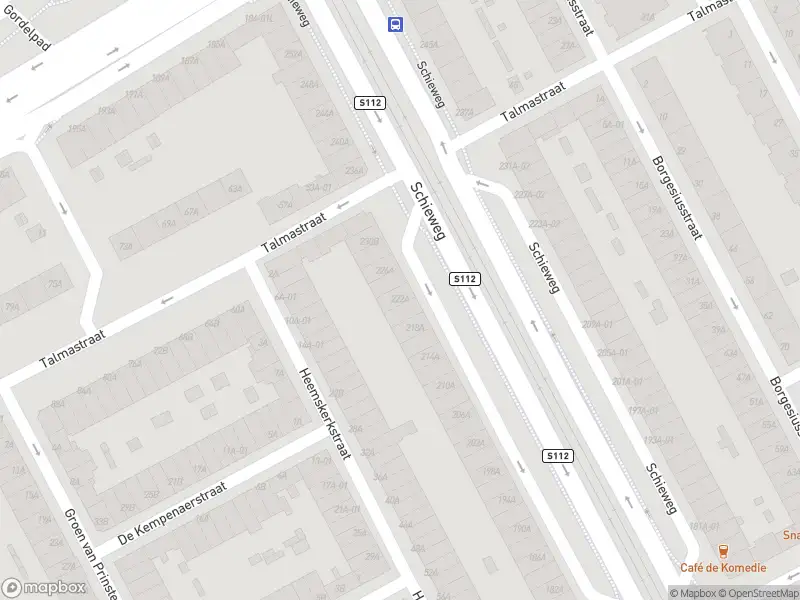 Ambulance met grote spoed naar de Schieweg in Rotterdam