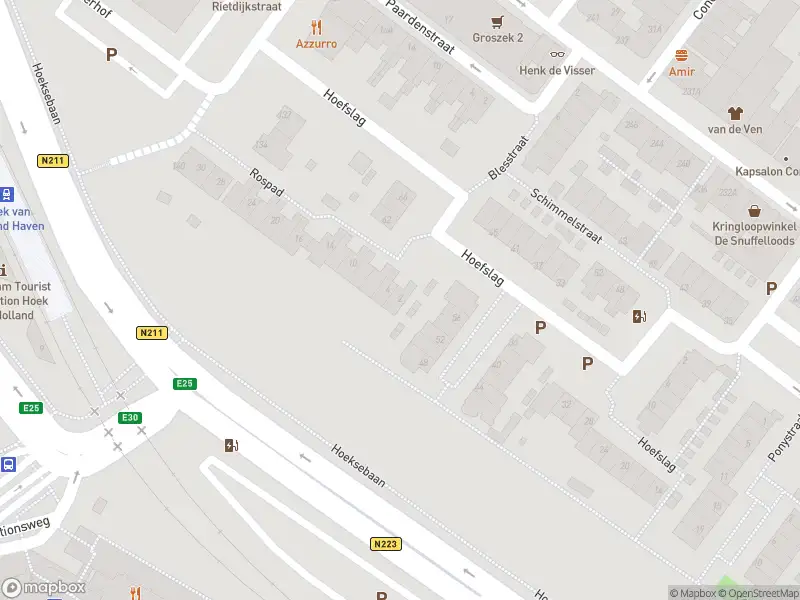 Ambulance met grote spoed naar de Rospad in Hoek van Holland