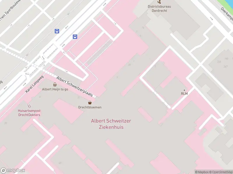 Besteld ambulance vervoer naar de Albert Schweitzerplaats in Dordrecht