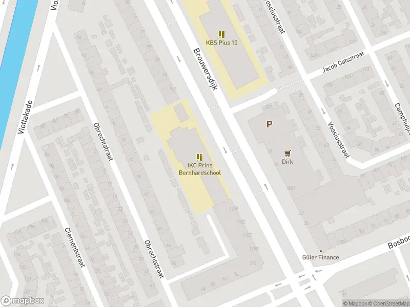 Ambulance met grote spoed naar de Brouwersdijk in Dordrecht