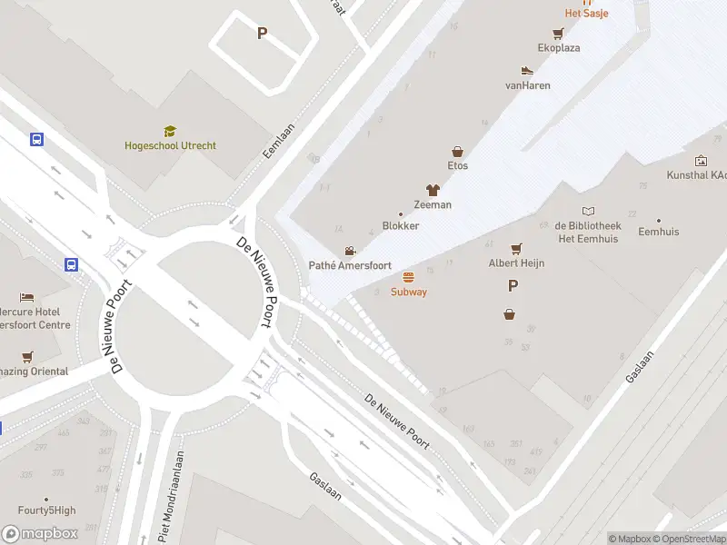 Politie naar de Eemplein in Amersfoort vanwege aanrijding met letsel