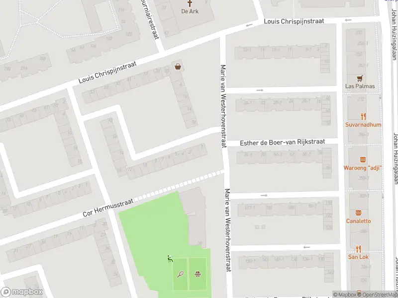 Ambulance met grote spoed naar de Tartaud-Kleinhof in Amsterdam