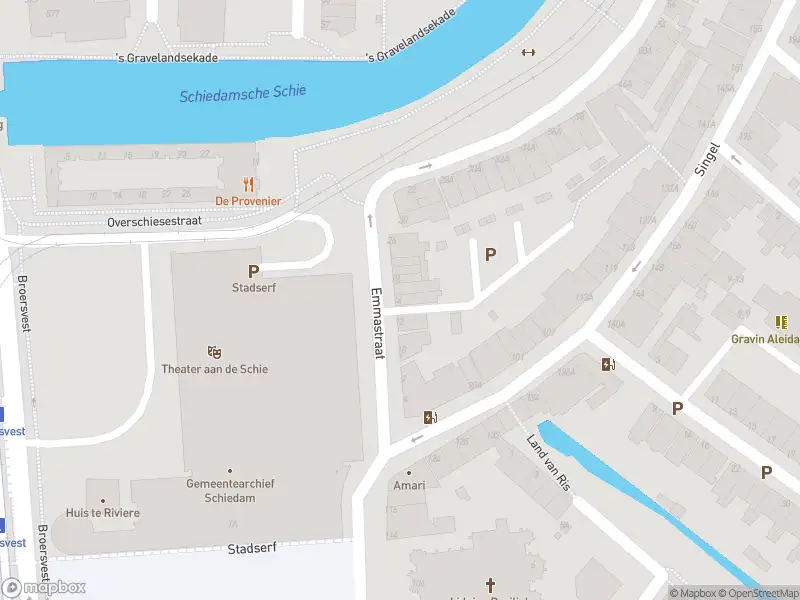 Ambulance met gepaste spoed naar de Emmastraat in Schiedam