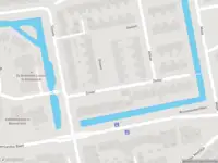 Politie naar de Giessen in Barendrecht vanwege ongeval met letsel