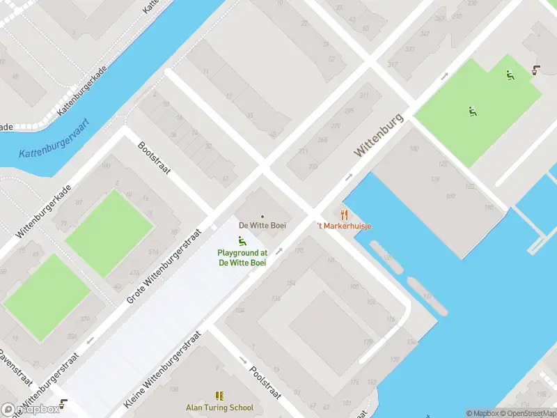 Ambulance met grote spoed naar de Wittenburgergracht in Amsterdam