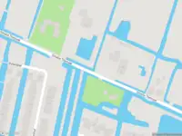 Brandweer met gepaste spoed naar de Smalle Themaat in Vleuten