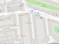 Brandweer met gepaste spoed naar de Rijtuigenhof in Amsterdam