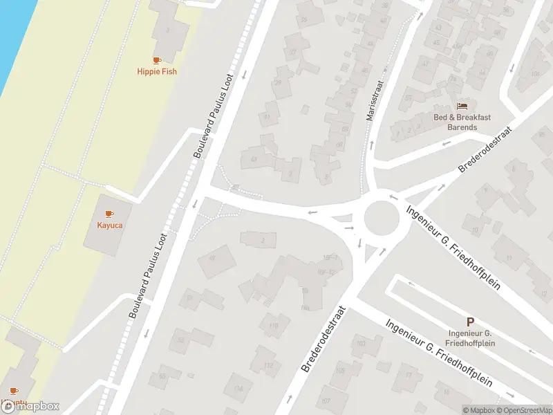 Ambulance met gepaste spoed naar de Prins Mauritsstraat in Zandvoort