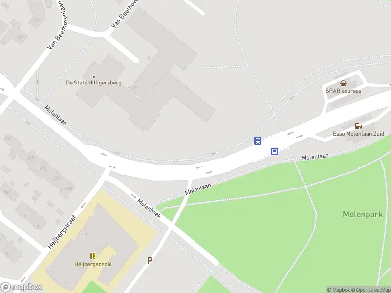 Ambulance met grote spoed naar de Molenlaan in Rotterdam