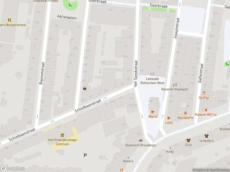 Ambulance met grote spoed naar de Schietbaanstraat in Rotterdam