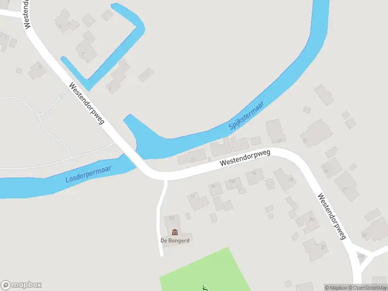 Politie met grote spoed naar de Westendorpweg in Losdorp vanwege voertuigen te water