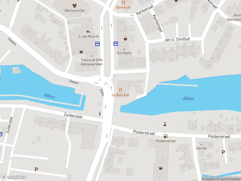 Ambulance met grote spoed naar de Dam in Alblasserdam