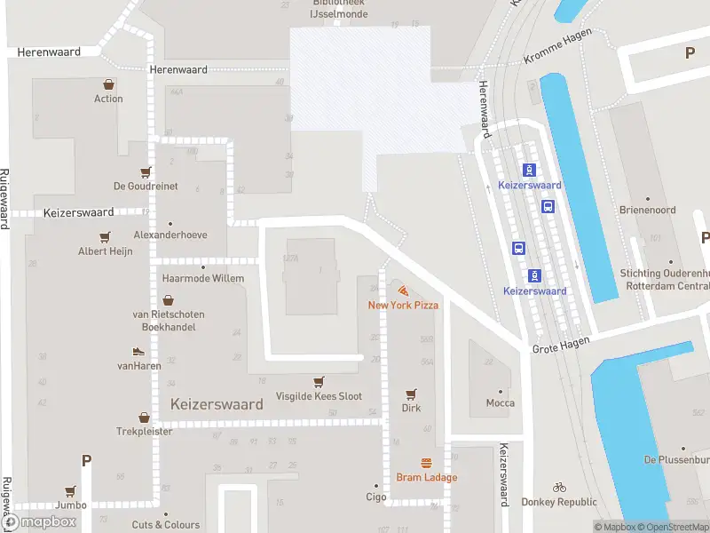 Politie naar de Herenwaard in Rotterdam