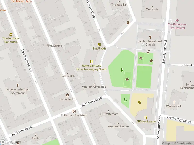 Ambulance met gepaste spoed naar de Schiedamsesingel in Rotterdam