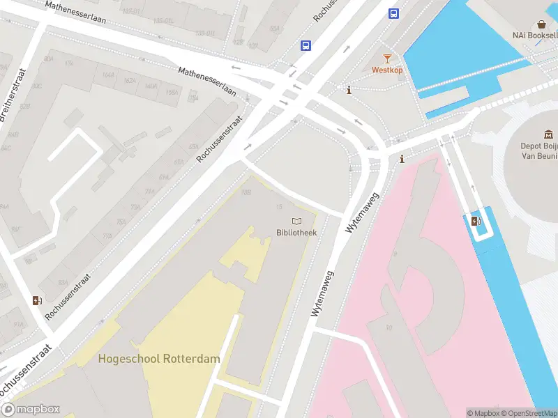 Besteld ambulance vervoer naar de Mathenesserlaan in Rotterdam