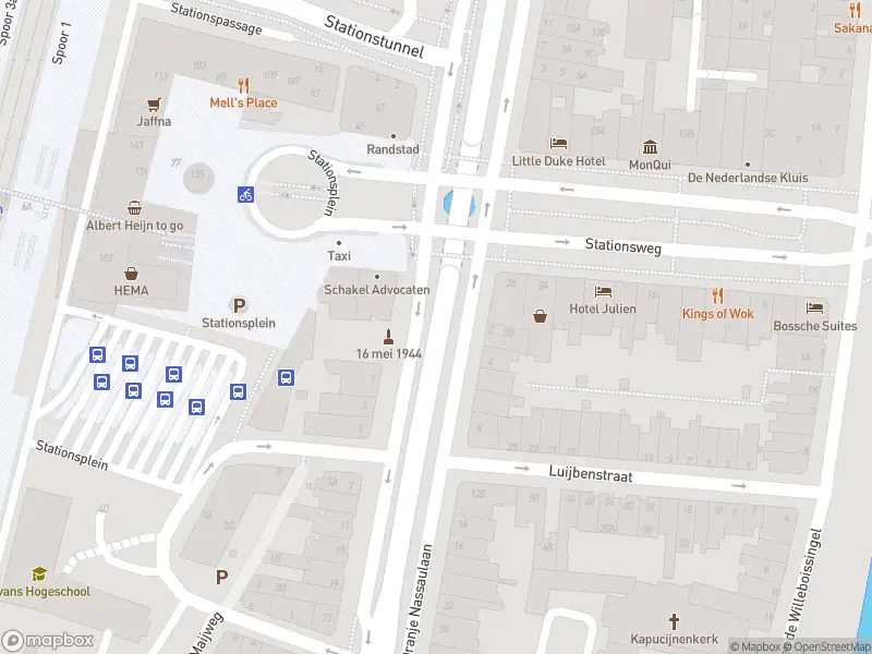 Brandweer met gepaste spoed naar de Havensingel in 's-Hertogenbosch vanwege dier(en) in nood