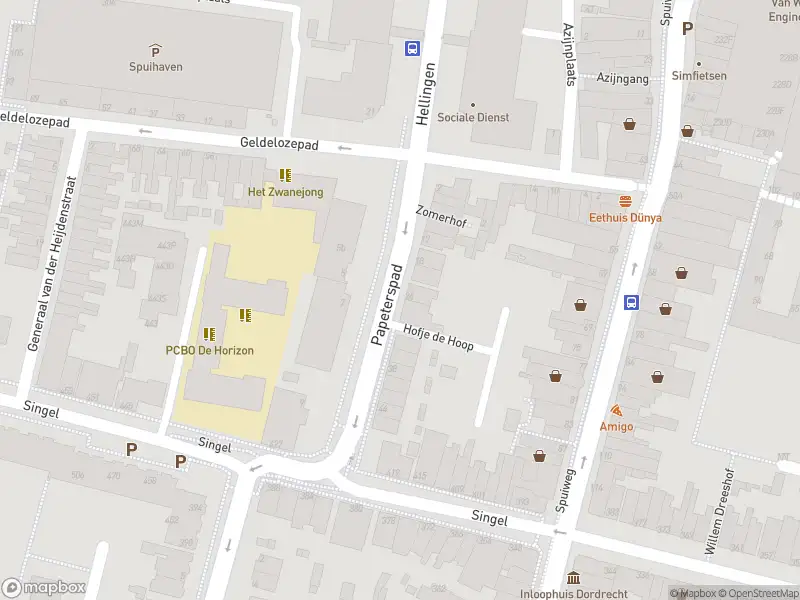 Overlastmelding Papeterspad in Dordrecht gesloten