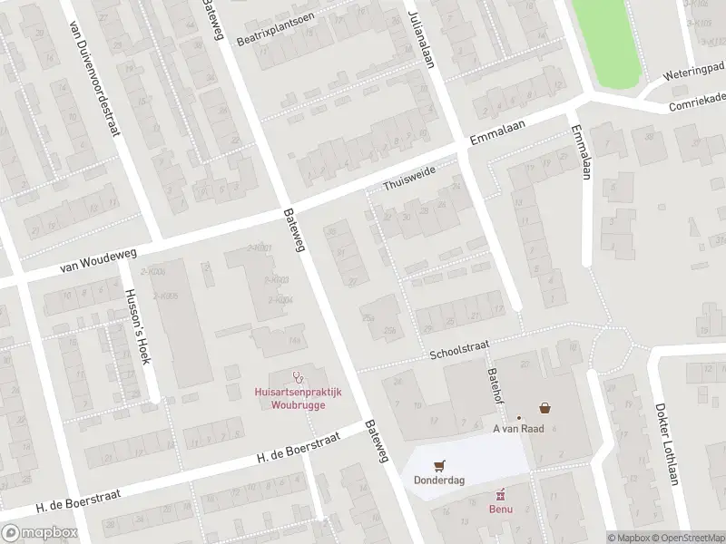 Overlastmelding Bateweg in Woubrugge