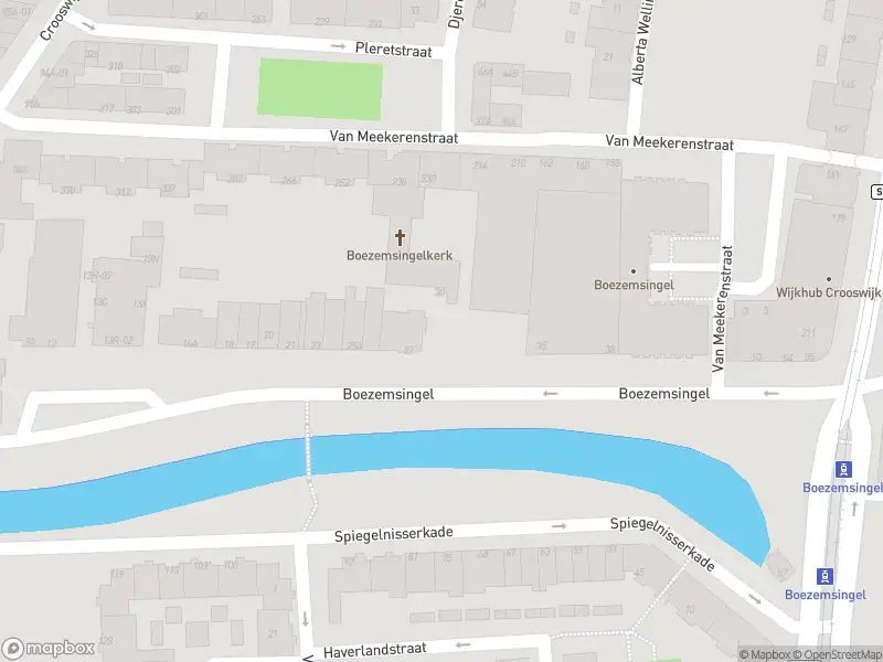 Ambulance met grote spoed naar de Boezemsingel in Rotterdam