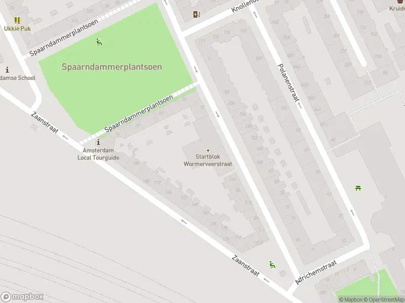 Ambulance met grote spoed naar de Spaarndammerplantsoen in Amsterdam