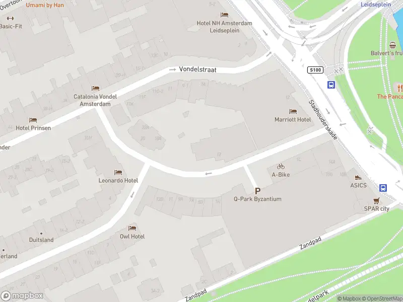 Besteld ambulance vervoer naar de Tesselschadestraat in Amsterdam