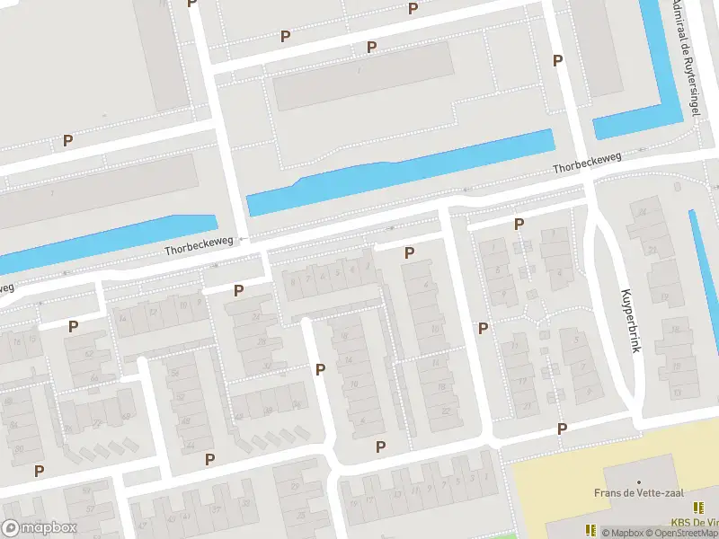 Ambulance met grote spoed naar de Thorbeckeweg in Voorschoten