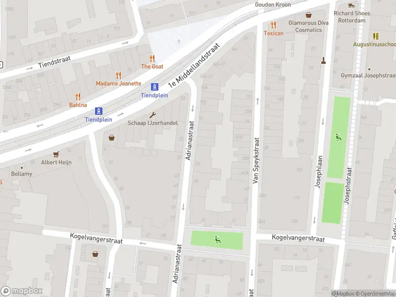 Besteld ambulance vervoer naar de Adrianastraat in Rotterdam