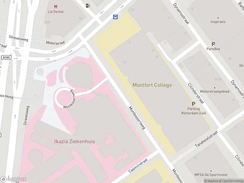 112 melding Besteld ambulance vervoer naar de Montessoriweg in Rotterdam