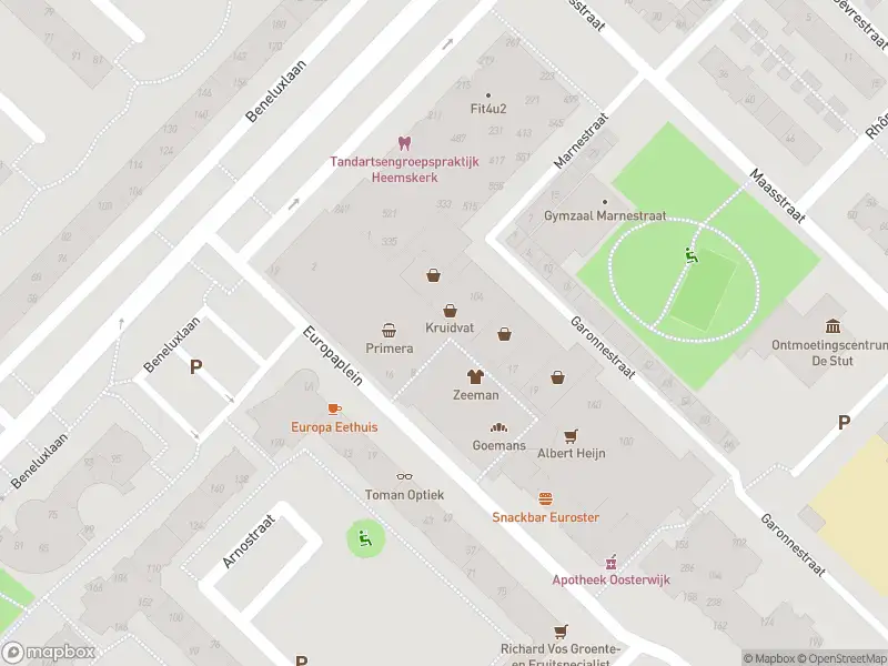 Ambulance met gepaste spoed naar de Europassage in Heemskerk