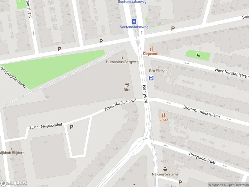 Ambulance met grote spoed naar de Bergweg in Rotterdam