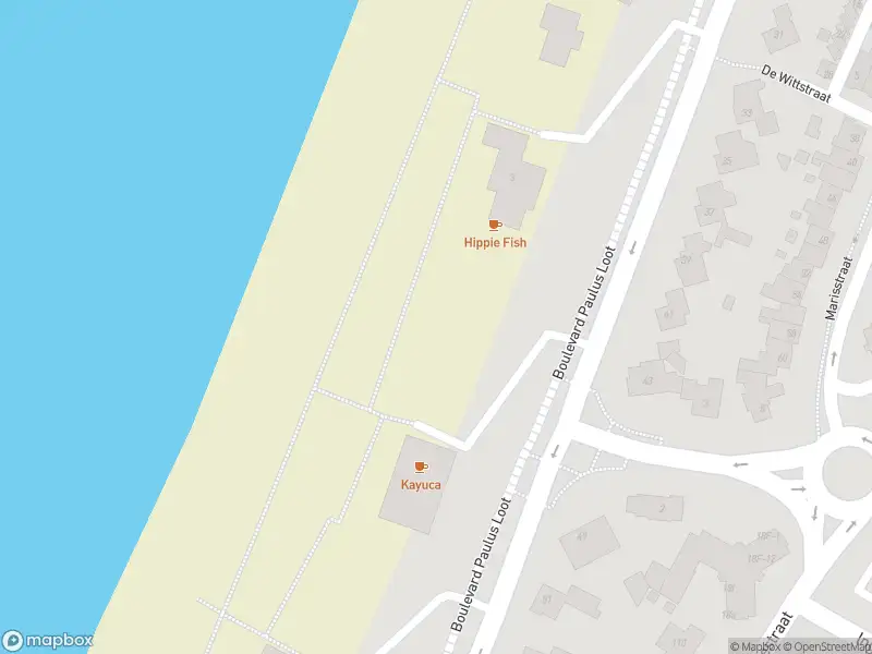 Brandweer met gepaste spoed naar de Strandafgang Paulus Loot in Zandvoort