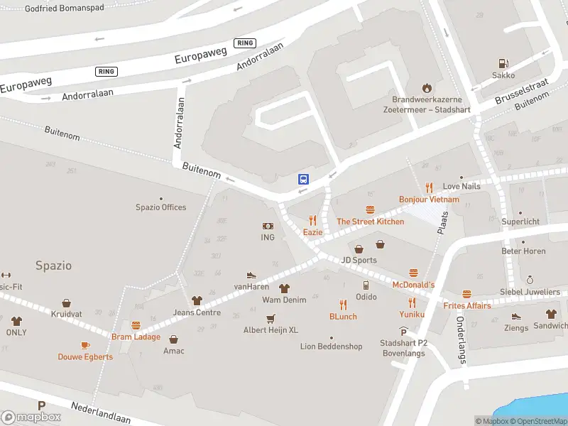 Ambulance met gepaste spoed naar de Burgemeester Wegstapelplein in Zoetermeer