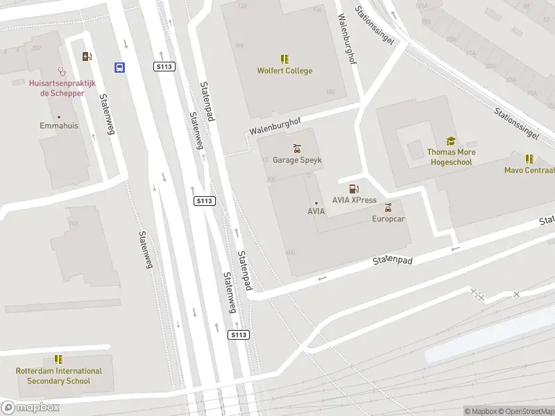 Ambulance met gepaste spoed naar de Statenweg in Rotterdam