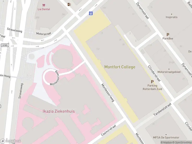 Besteld ambulance vervoer naar de Montessoriweg in Rotterdam