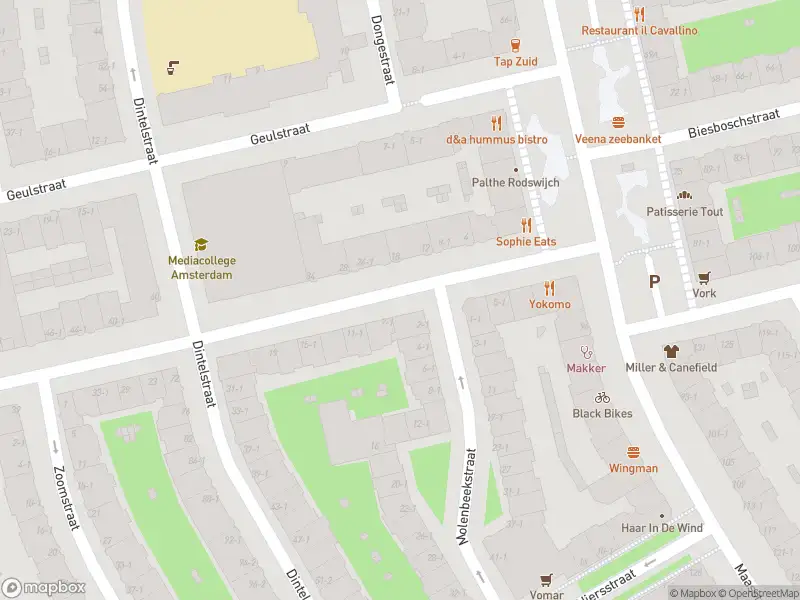 Ambulance met grote spoed naar de Diezestraat in Amsterdam