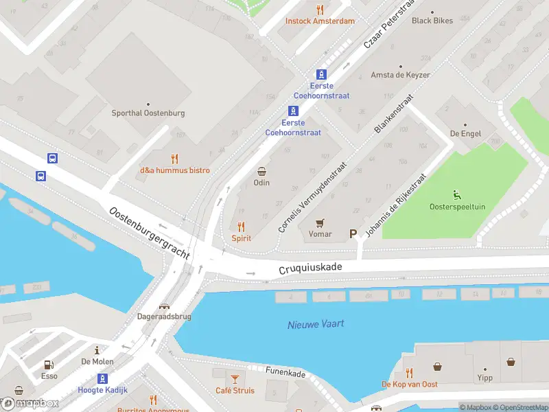 Besteld ambulance vervoer naar de Cornelis Vermuydenstraat in Amsterdam