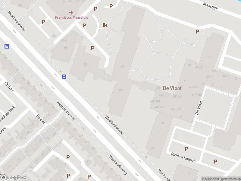 Ambulance met grote spoed naar de De Vloot in Maassluis