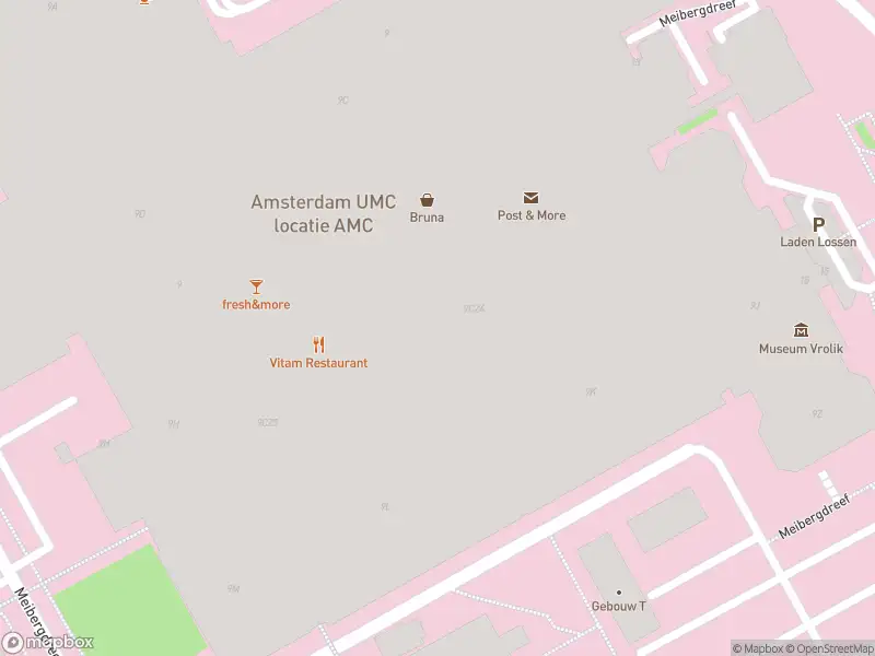 Besteld ambulance vervoer naar de Meibergdreef in Amsterdam