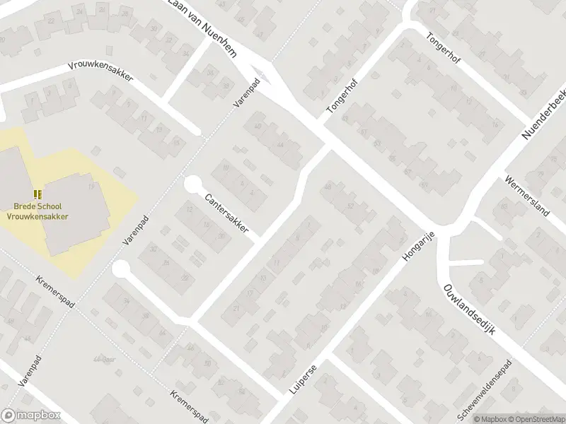 Brandweer met gepaste spoed naar de Cantersakker in Nuenen