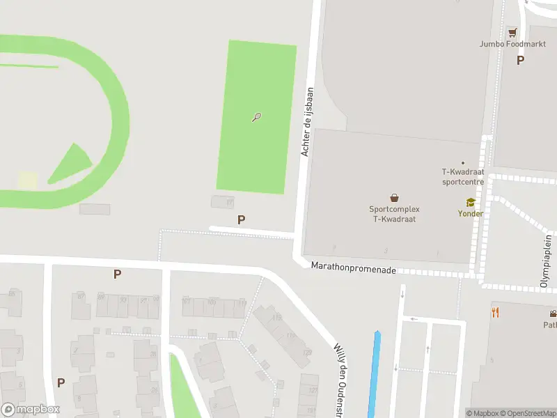 Overlastmelding Achter de ijsbaan in Tilburg