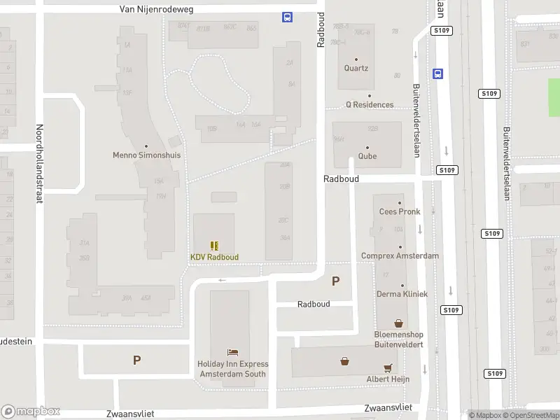 Ambulance met grote spoed naar de Radboud in Amsterdam